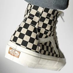Budget 🔔 Baskets Sk8 Hi Tapered 5KRU705 Eco Theory Checkerboard de Vans ⭐ -Vans Soldes Boutique vans 330778 A5KRU7051 20220803T160212 04