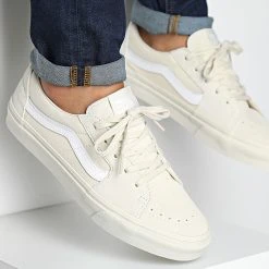 Coupon 🔔 Baskets Sk8 Low 5KXDBWQ Contrast Bone White de Vans 🥰