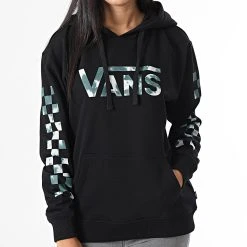 Meilleure vente 👏 Sweat Capuche Femme Cloud Fill Noir de Vans 🥰