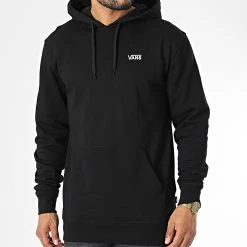 Bon marché ❤️ Sweat Capuche Core Basic A7YDV Noir de Vans 😀