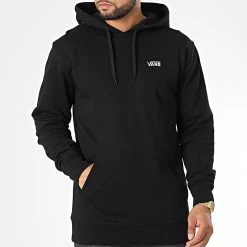 Bon marché ❤️ Sweat Capuche Core Basic A7YDV Noir de Vans 😀 -Vans Soldes Boutique vans 333703 A7YDV BLK 20220824T155540 03