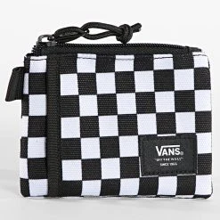 Meilleur prix 😀 Porte-monnaie Pouch Noir Blanc de Vans ❤️