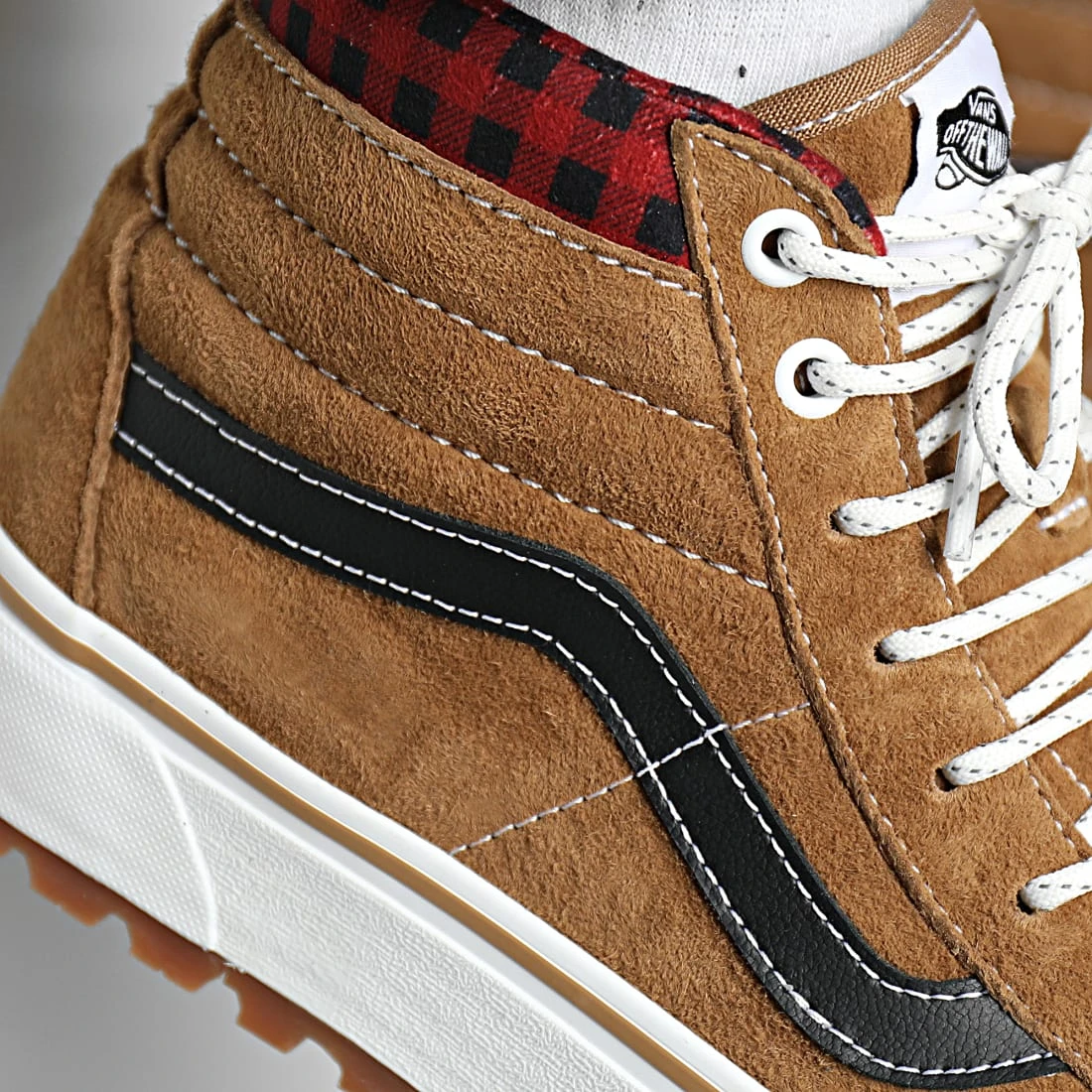 Budget 💯 Baskets Sk8 Hi MTE 5HZYY49 Plaid Brown Black de Vans 😍 2 Budget 💯 Baskets Sk8 Hi MTE 5HZYY49 Plaid Brown Black de Vans 😍 – Image 2