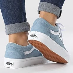 Sortie 🛒 Baskets Old Skool Pig Suede 5JMIBD2 Ashley Blue de Vans ❤️ -Vans Soldes Boutique vans 334575 A5JMIBD21 20220830T160533 04