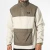 Tout neuf ⌛ Veste Outdoor Polaire Col Zippé Mammoth Vert Kaki Beige de Vans ⌛