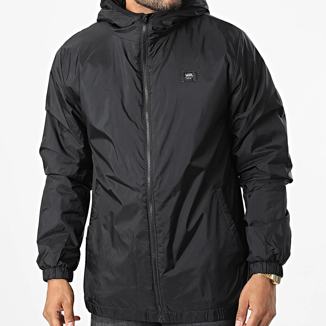 De gros 🧨 Coupe-Vent Capuche Harvard Noir de Vans 🎉 1 De gros 🧨 Coupe-Vent Capuche Harvard Noir de Vans 🎉