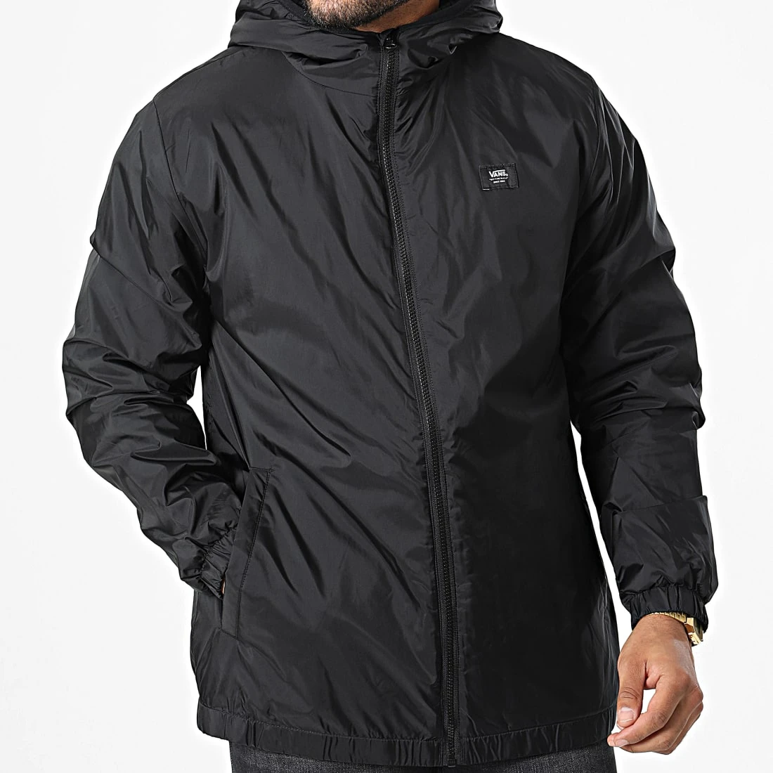 De gros 🧨 Coupe-Vent Capuche Harvard Noir de Vans 🎉 3 De gros 🧨 Coupe-Vent Capuche Harvard Noir de Vans 🎉 – Image 3