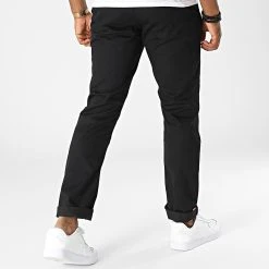 Bon marché ✔️ Pantalon Chino Slim Authentic A5FJ7 Noir de Vans 😍 -Vans Soldes Boutique vans 334954 A5FJ7 BLK 20220906T140349 04