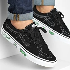 De gros ⌛ Baskets Sk8 Low Live At Hov A5KXDMCG1 Black White de Vans 🌟