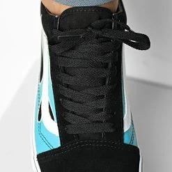 Nouveau 🧨 Baskets Old Skool A5JMIBA21 Glow Flame Black White de Vans 🎉 -Vans Soldes Boutique vans 339296 A5JMIBA21 20220922T160734 03