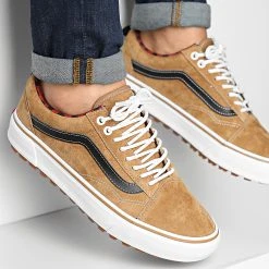 Coupon 🥰 Baskets Old Skool MTE 5I12Y49 Plaid Brown Black de Vans 🛒