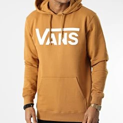 Nouveau 🛒 Sweat Capuche Classic Camel de Vans ❤️ -Vans Soldes Boutique vans 344826 A456B 5RJ 20221103T112204 03