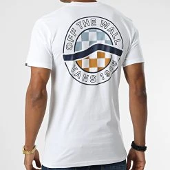 Remise 😀 Tee Shirt Circle Sidestripe Blanc de Vans 🥰 -Vans Soldes Boutique vans 344827 000K4 WHT 20221026T135742 04