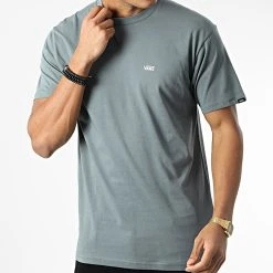 Le moins cher ✨ Tee 🛒 Shirt Chest Logo Gris de Vans ⌛ -Vans Soldes Boutique vans 344830 A3CZE RV2 20221026T135347 03