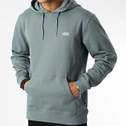 Tout neuf 💯 Sweat Capuche Core Basic Bleu Gris de Vans 🎉 -Vans Soldes Boutique vans 344832 A7YDV RV2 20221026T135442 03