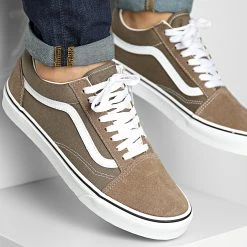 Remise ❤️ Baskets Old Skool 4BW21NU Color Theroy Walnut de Vans ⭐