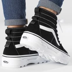 Nouveau 👍 Baskets Femme Sentry Sk8 Hi 5KY5BA2 Black White de Vans ⌛ -Vans Soldes Boutique vans 347106 A5KY5BA21 20221121T152521 04