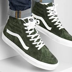 Coupon 🧨 Baskets Sk8 Hi 4BVT50K Suede Grape Leaf de Vans 🎁
